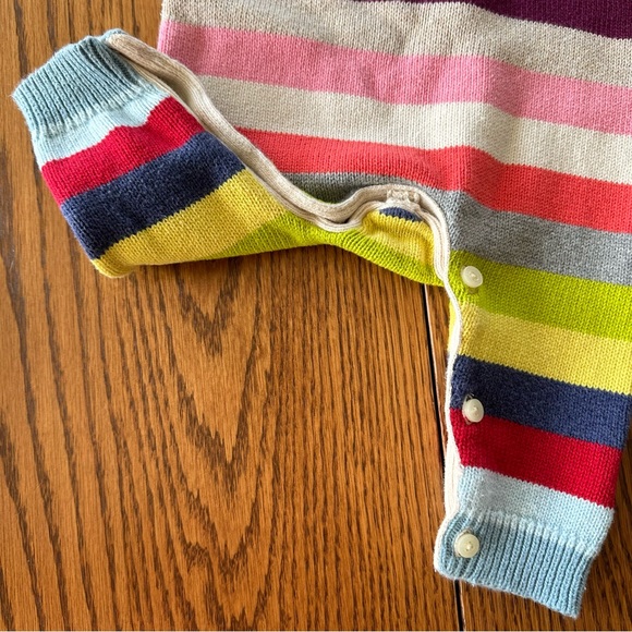 Gap Stripe Sweater Cotton Knit Romper, size 3-6 months - Picture 9 of 10